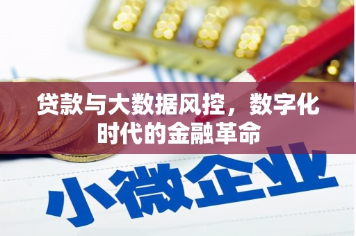 余干贷款与大数据风控，数字化时代的金融革命