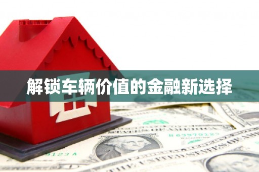 余干解锁车辆价值的金融新选择