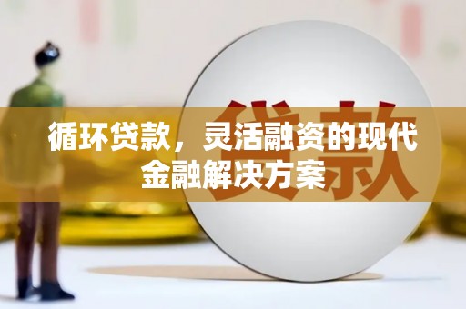 余干循环贷款，灵活融资的现代金融解决方案