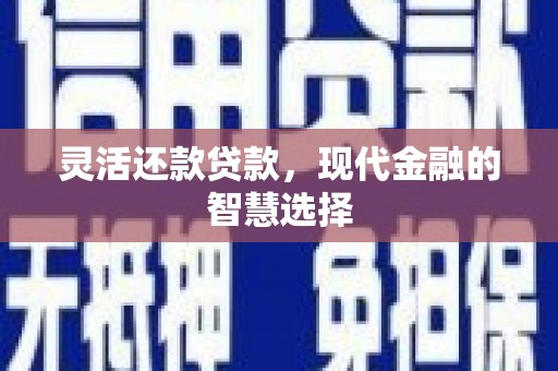 余干灵活还款贷款，现代金融的智慧选择
