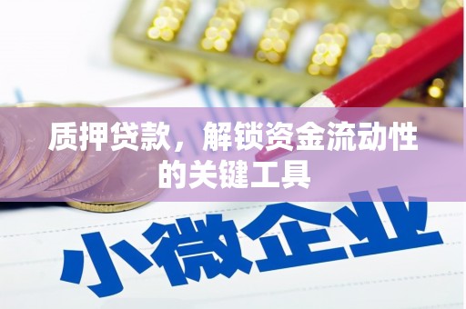 余干质押贷款，解锁资金流动性的关键工具