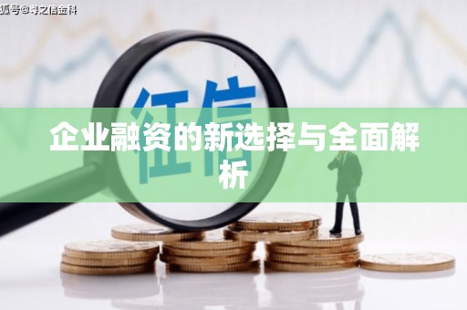 余干企业融资的新选择与全面解析